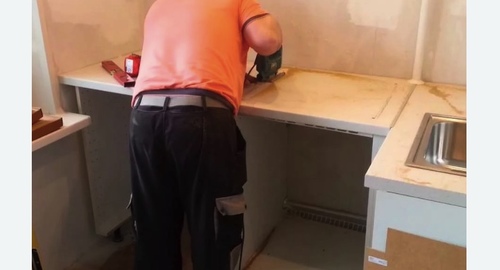 Сборка кухонного гарнитура. Борзя